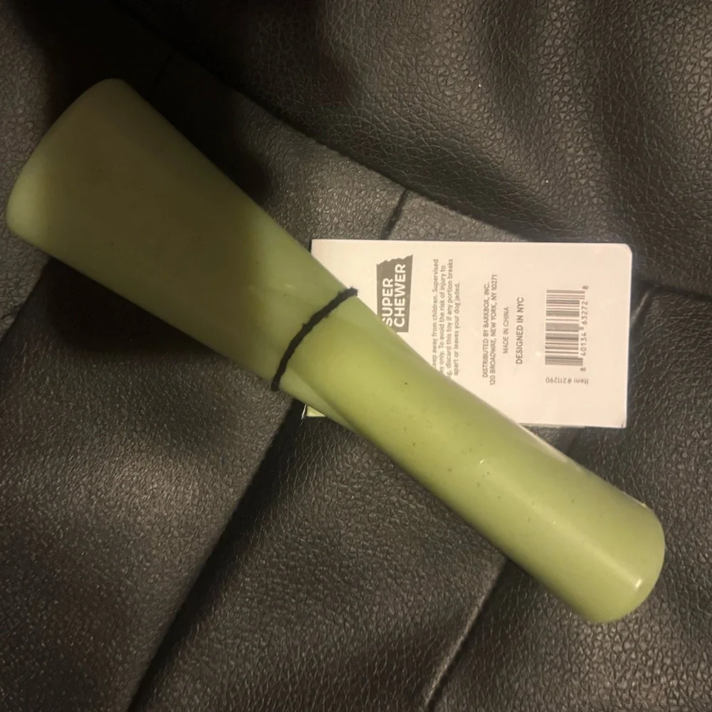 Bark box superchewer mighty Jade bone L-XL Dog Toy NEW
